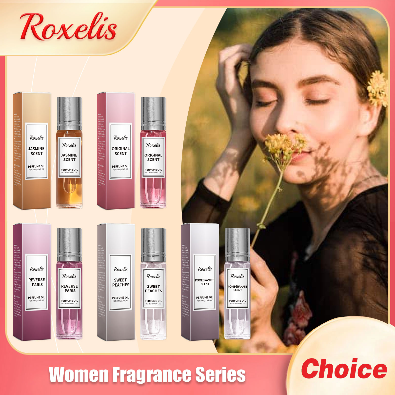 Perfume Jasmine Fragrance - Vrouwenferomoon Parfumserie Dagelijkse Date Bloemengeur Stimuleert